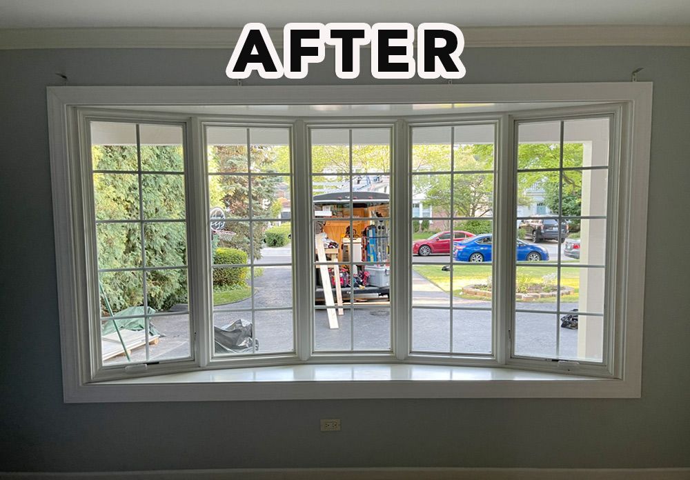 Window installation - after photo