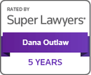 Super Lawyers Award Icon - Dana Outlaw