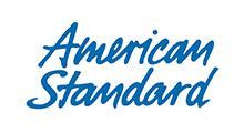 American Standard logo in blue script on a white background