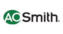 A. O. Smith logo in green and black text on a white background