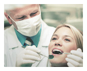 Dentist with customer