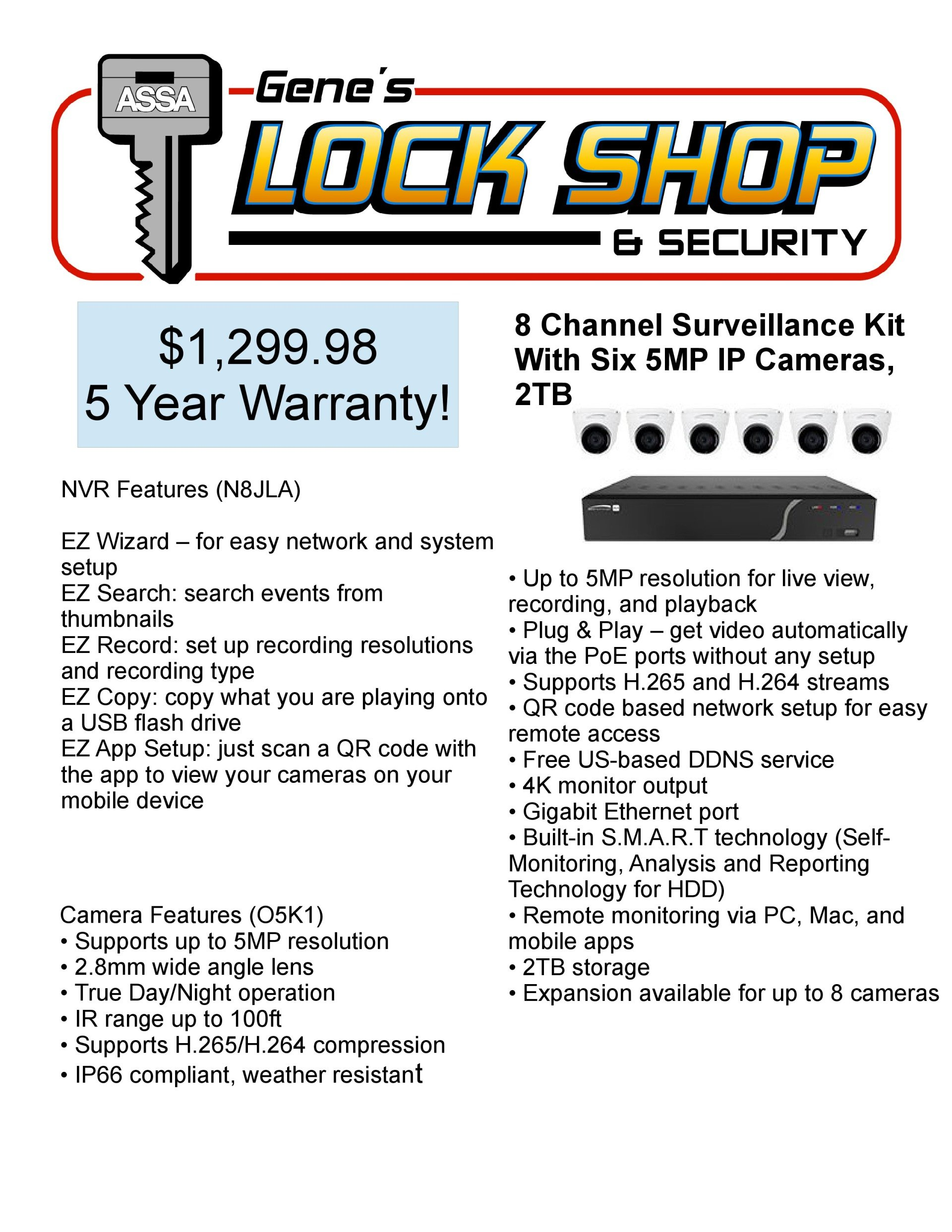 Gene's Lock Shop Special Offers Spearfish, SD