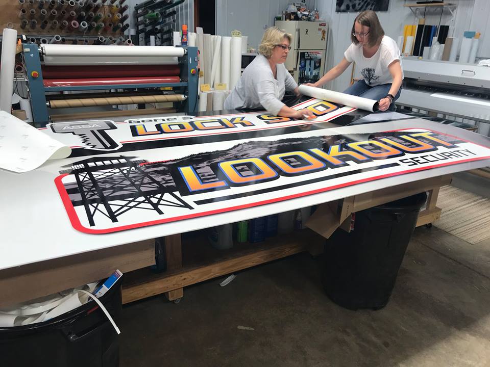 Preparing the signage