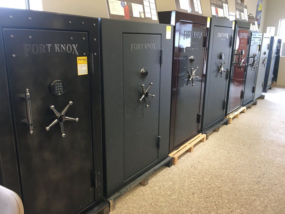 Various colors and sizes of vaults