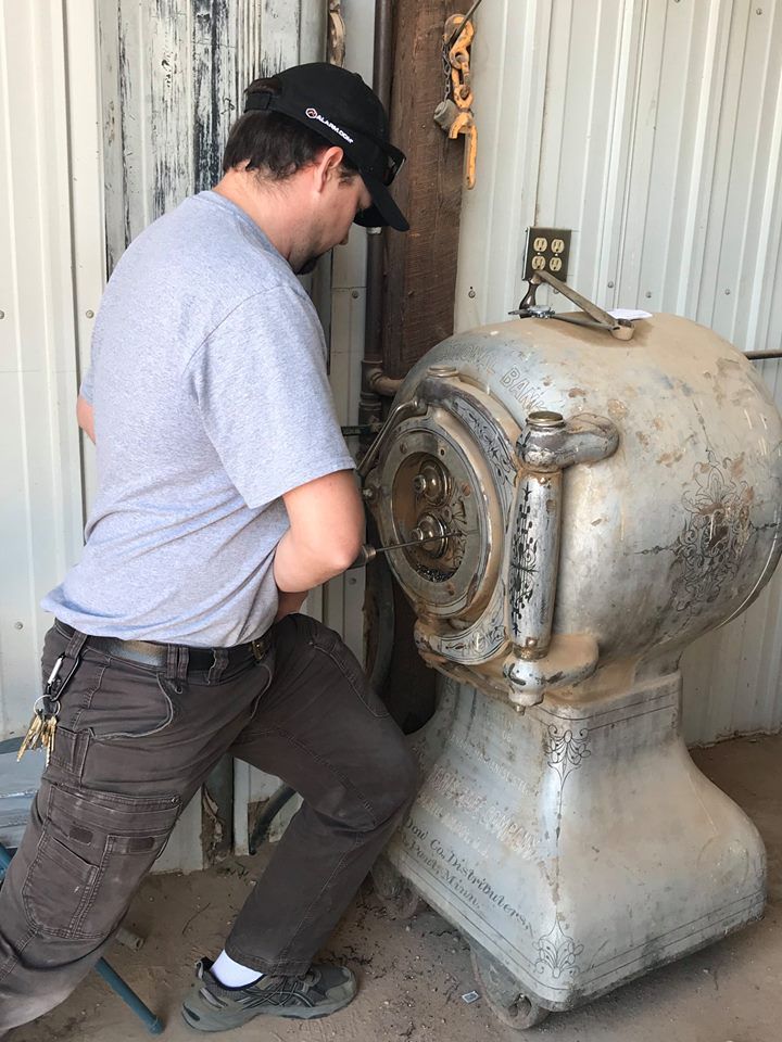 Opening an old vault