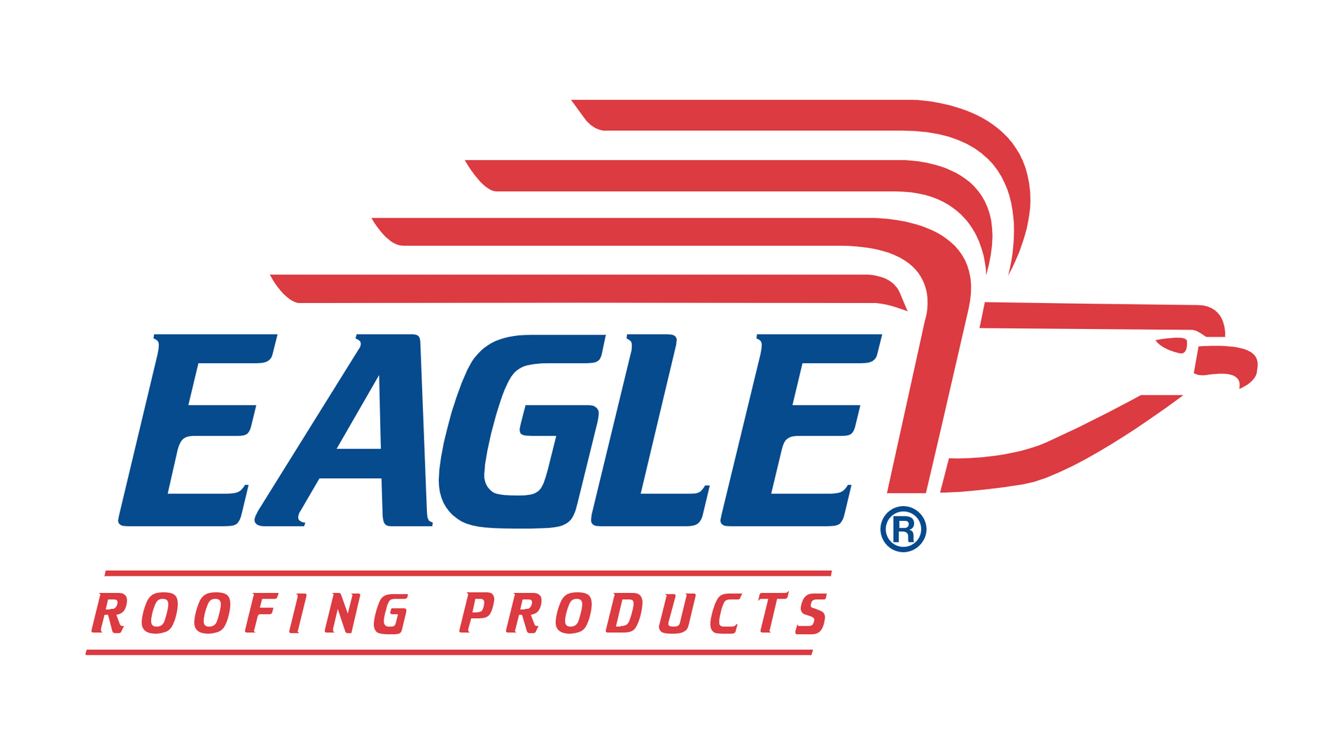 Logo of Eagle Roofing Products: Blue text