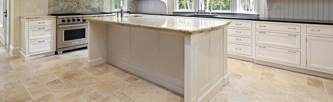 Kitchen tile floor