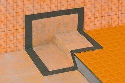Patches on floor tiles