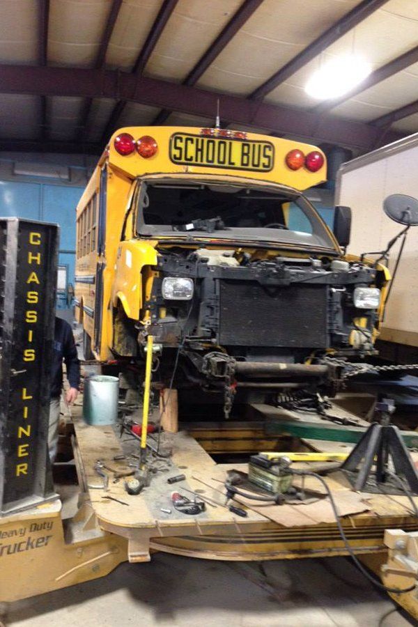 School bus repair