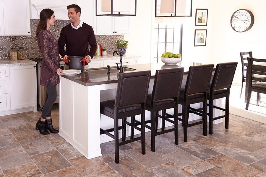 Tile flooring