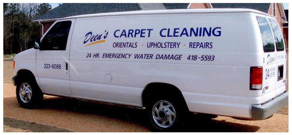 Deen's carpet cleaning van