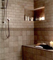 Bath and shower tiles