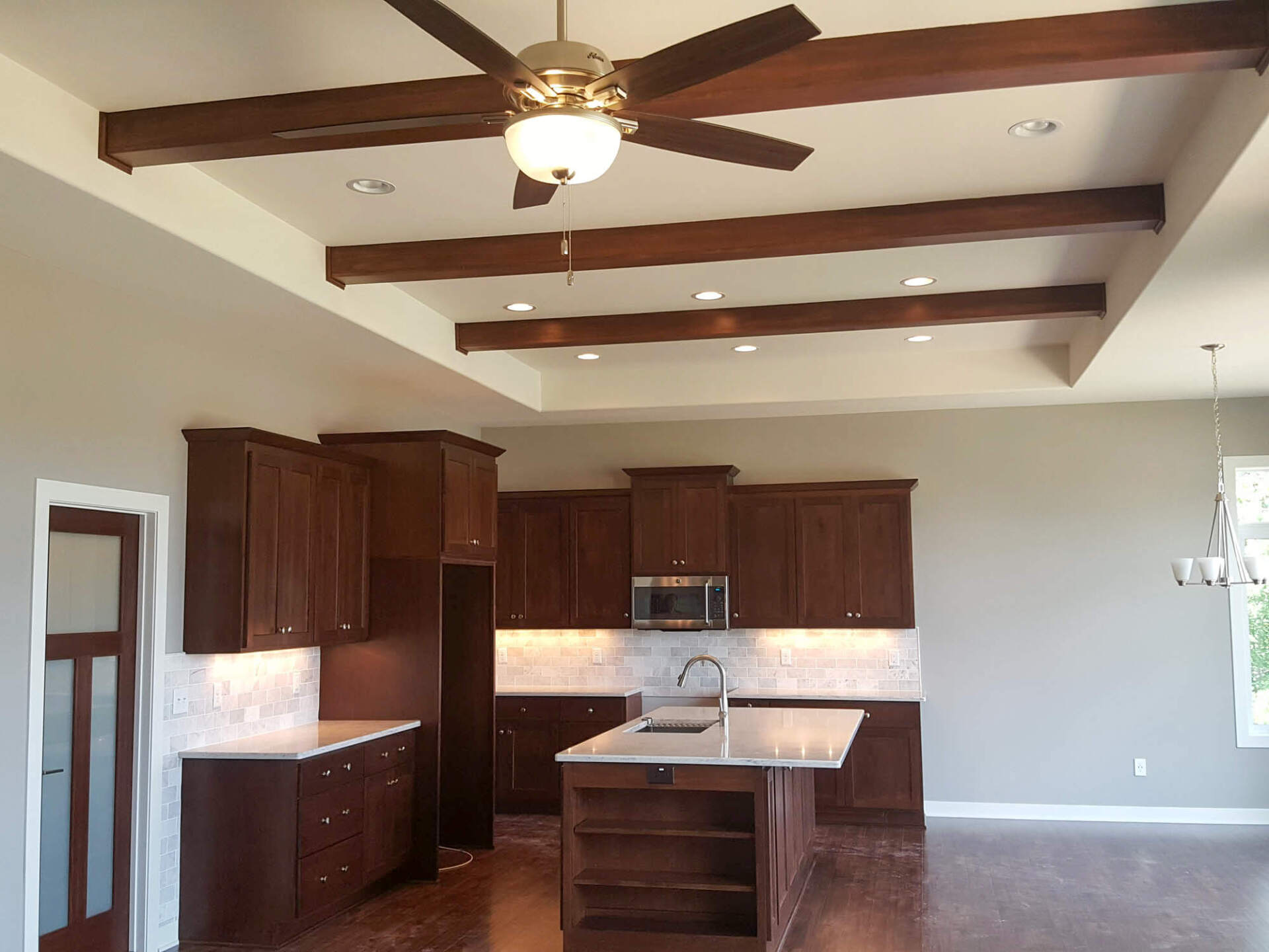 kitchen with appliances and a beautiful interior