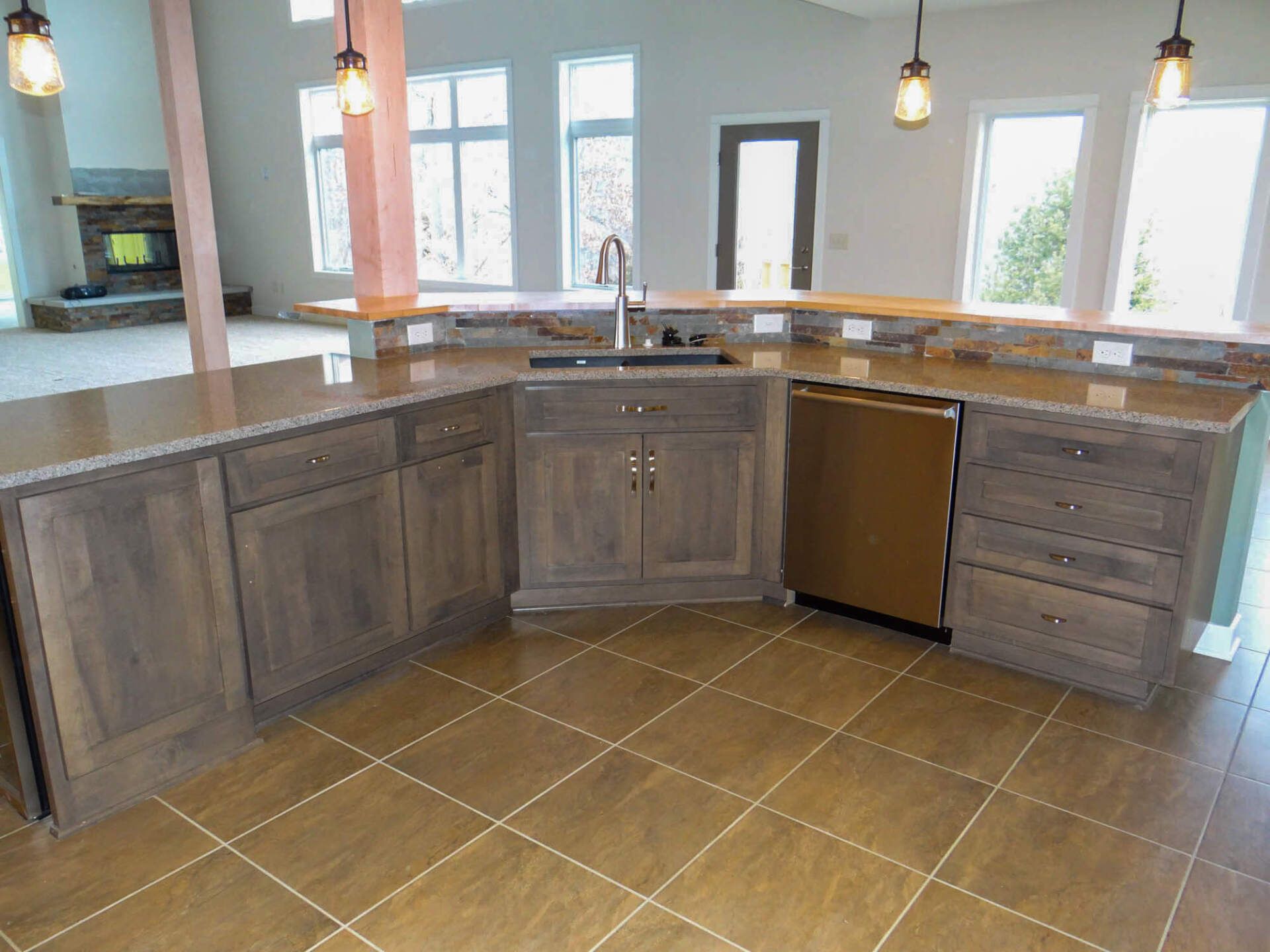 Large Kitchen Interior
