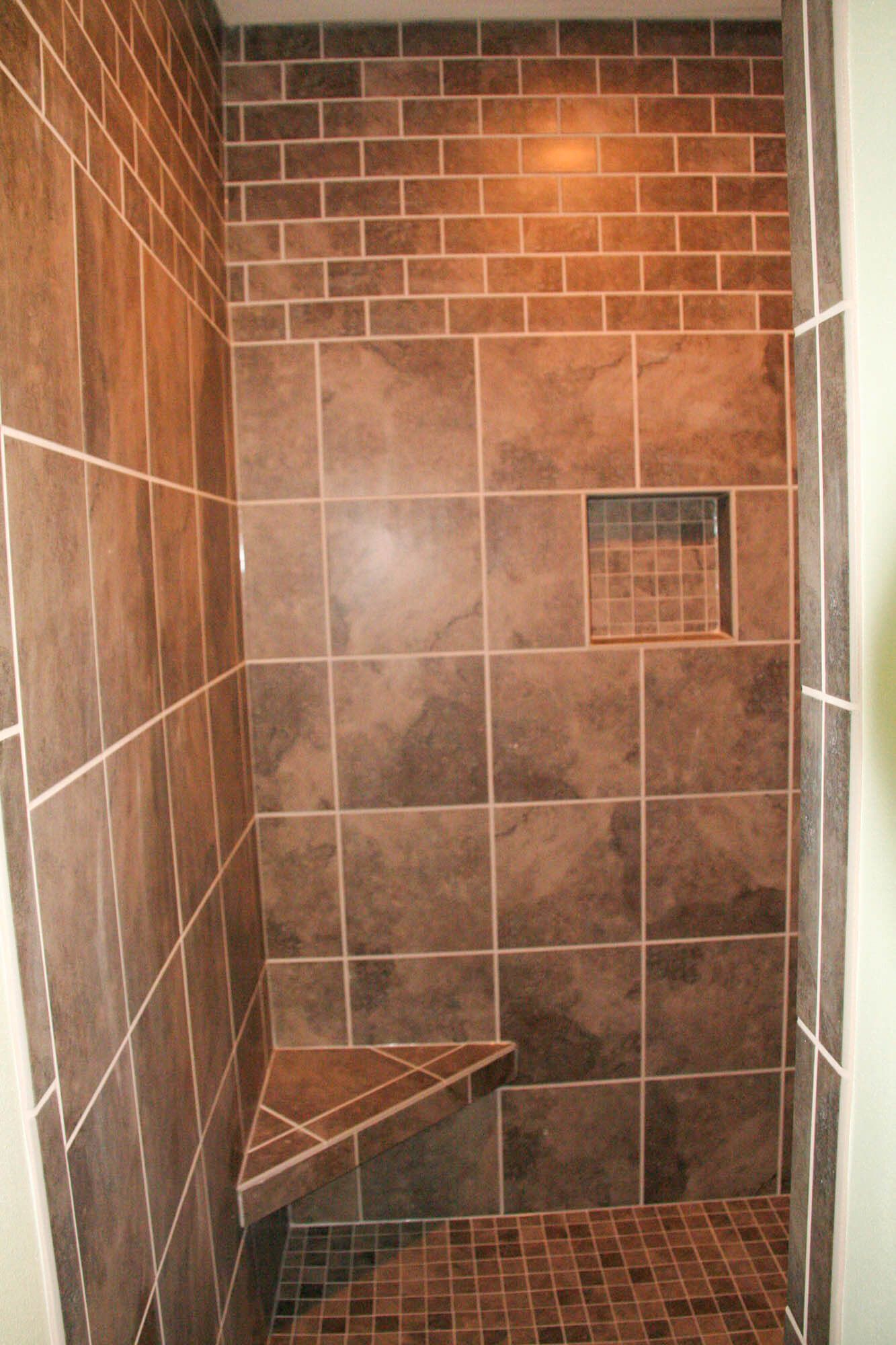 Modern bathroom tiles