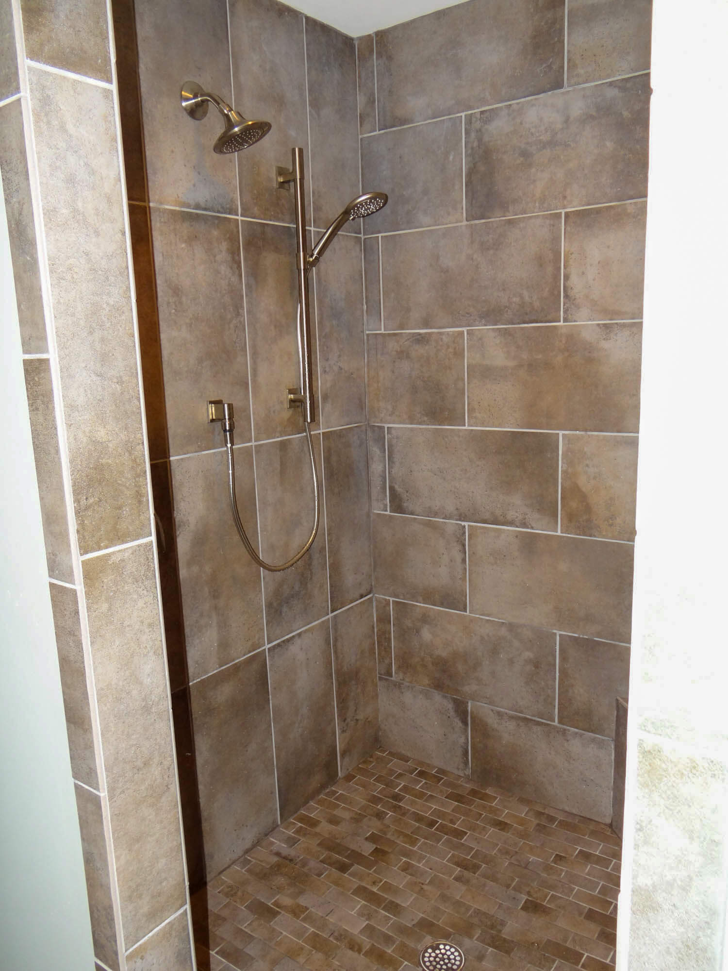 Luxury bathroom with shower