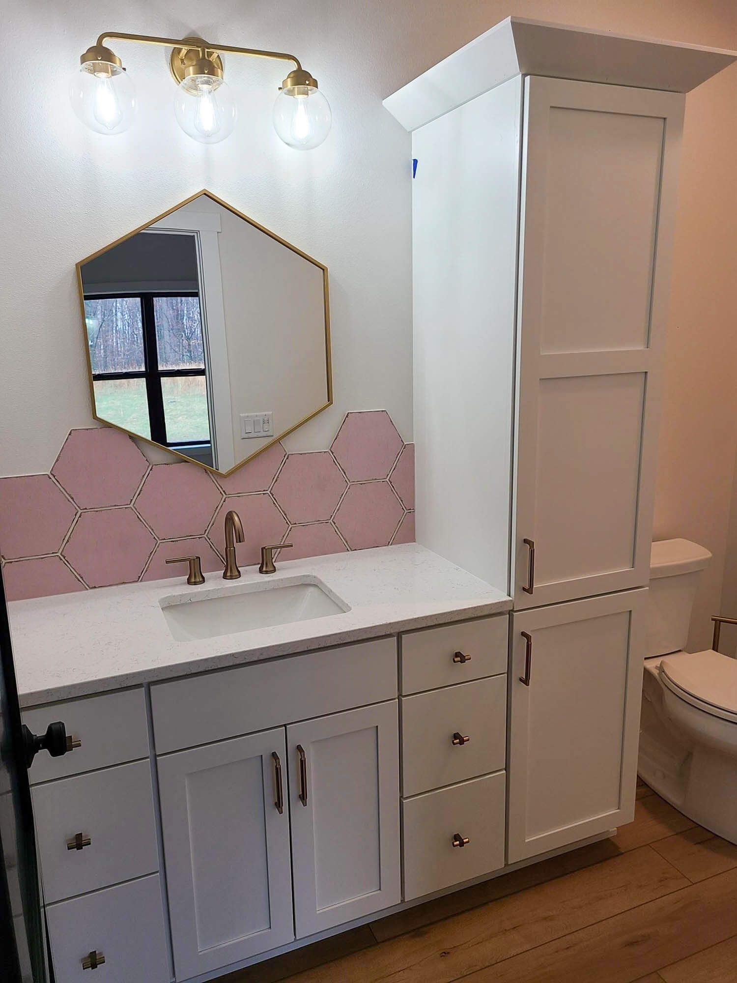 Luxury bathroom interior