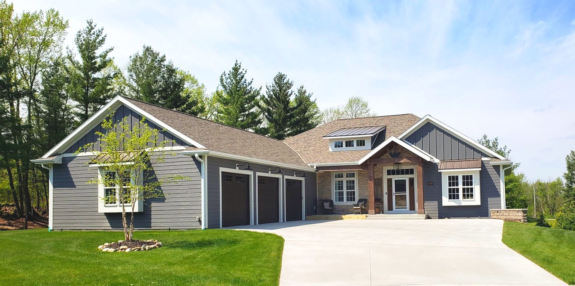 Modern single-family home