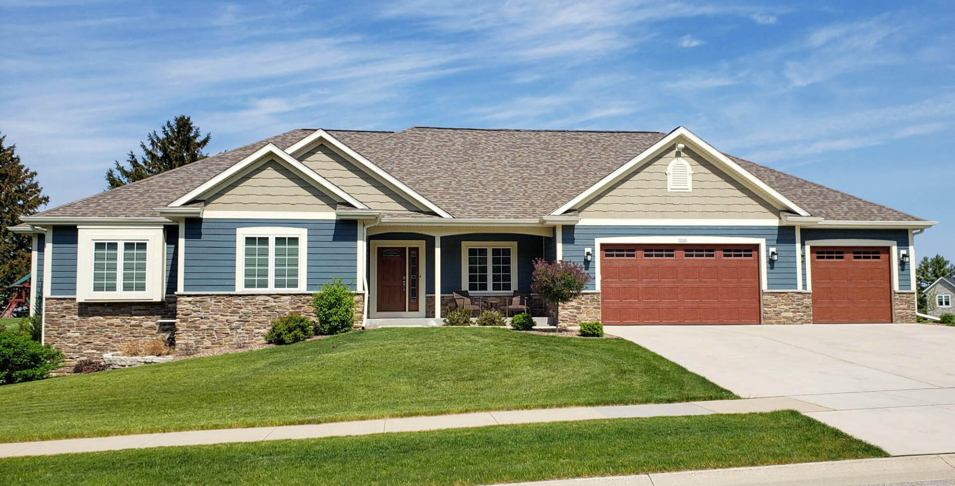 Home Exterior of House with Landscaping