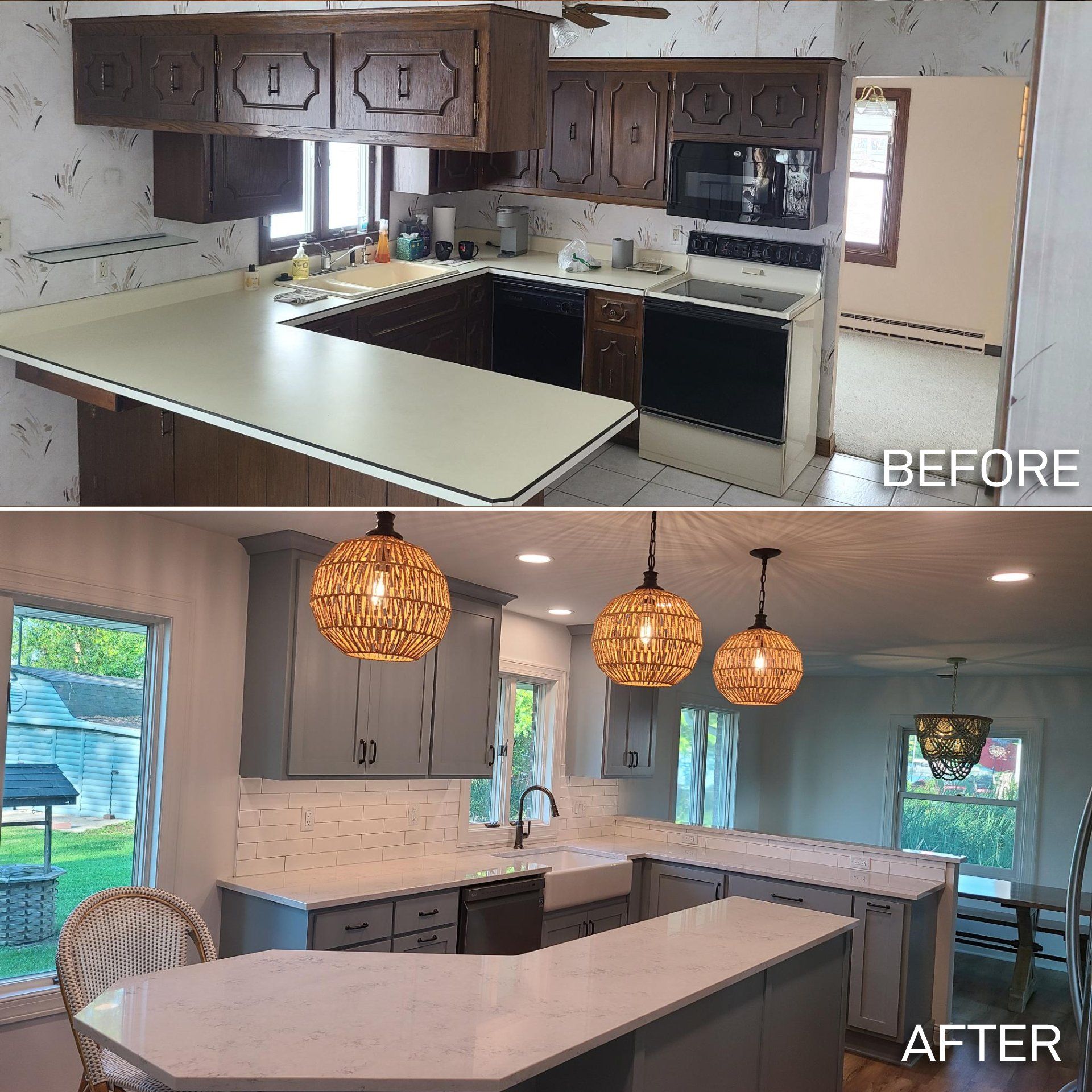 kitchen remodeling before and after