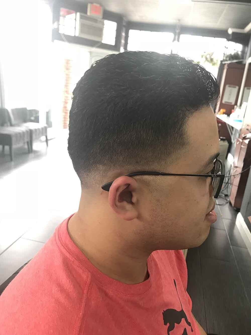 Men's haircut services