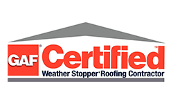 GAF Certified Weather Stopper Roofing Contractor Badge