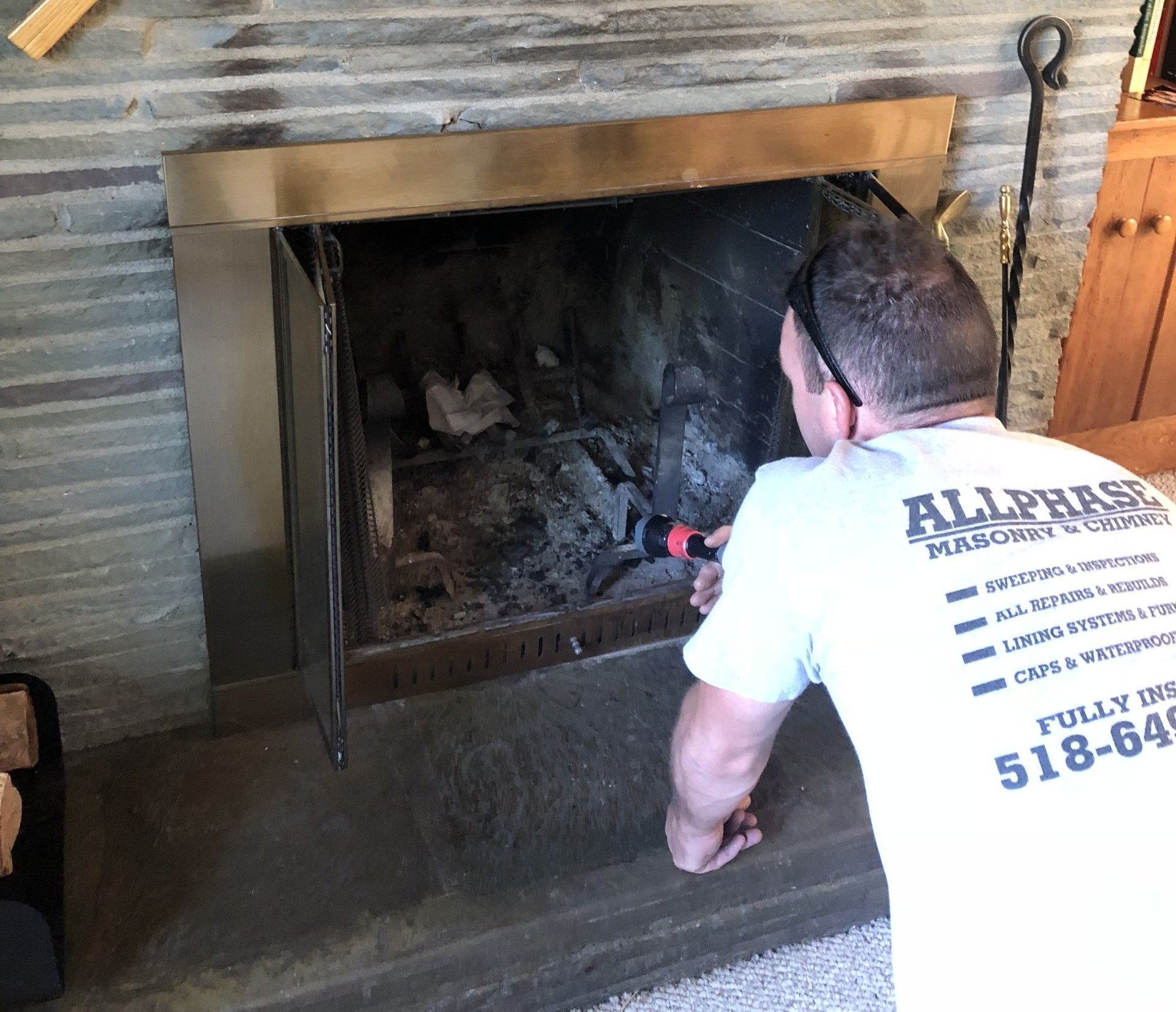 Fireplace inspection