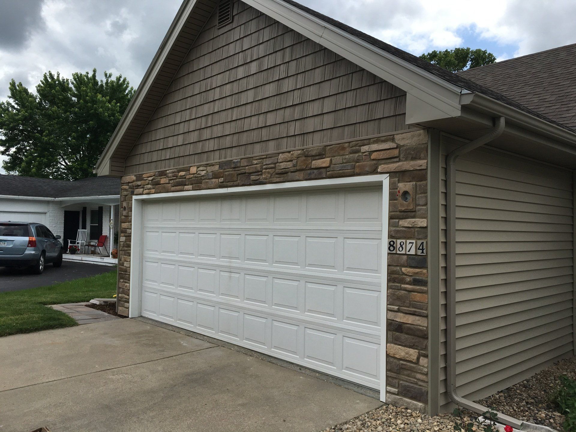 Siding and natural stone