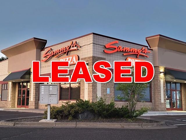 A building that has the word leased on it