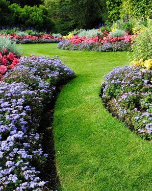 Lawn flowerbeds