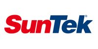 SunTek logo in red and blue text on a white background