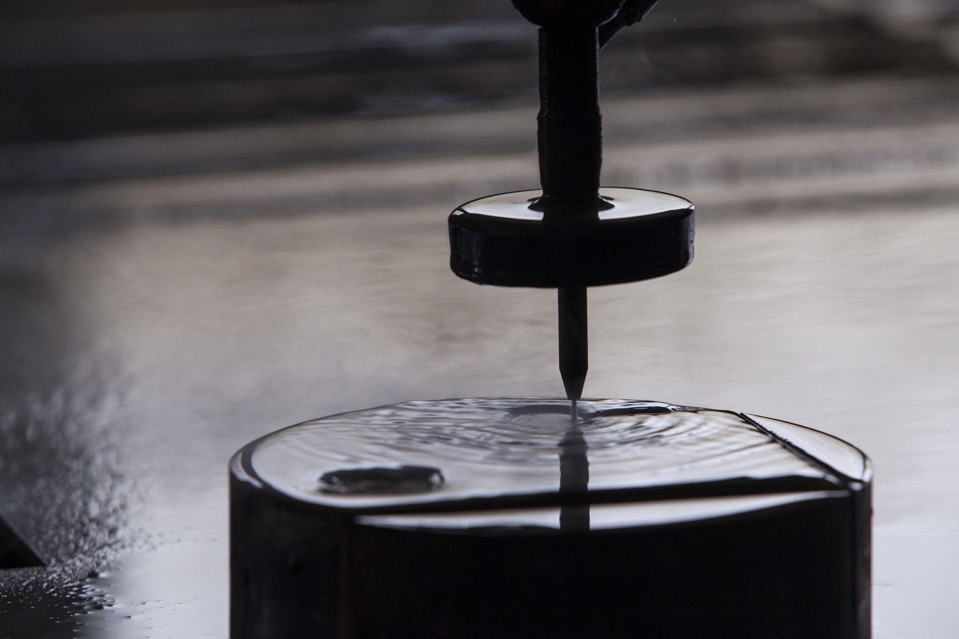 water jet cutting