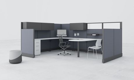 Office table and chair