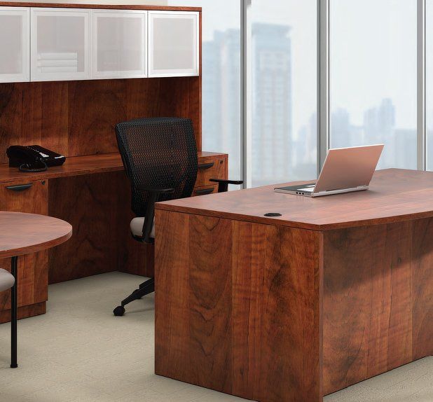 Office table and chair