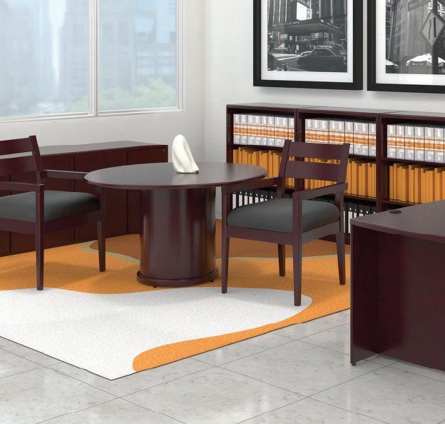 Office table and chairs