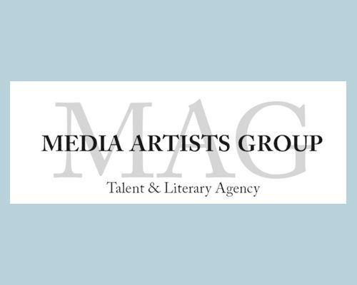 Media Artists Group logo on white, with large gray “MAG” and black agency text
