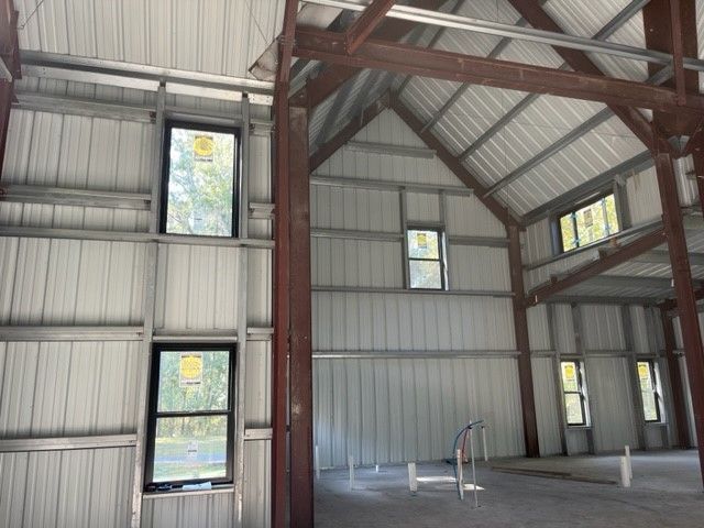 Inside of the building