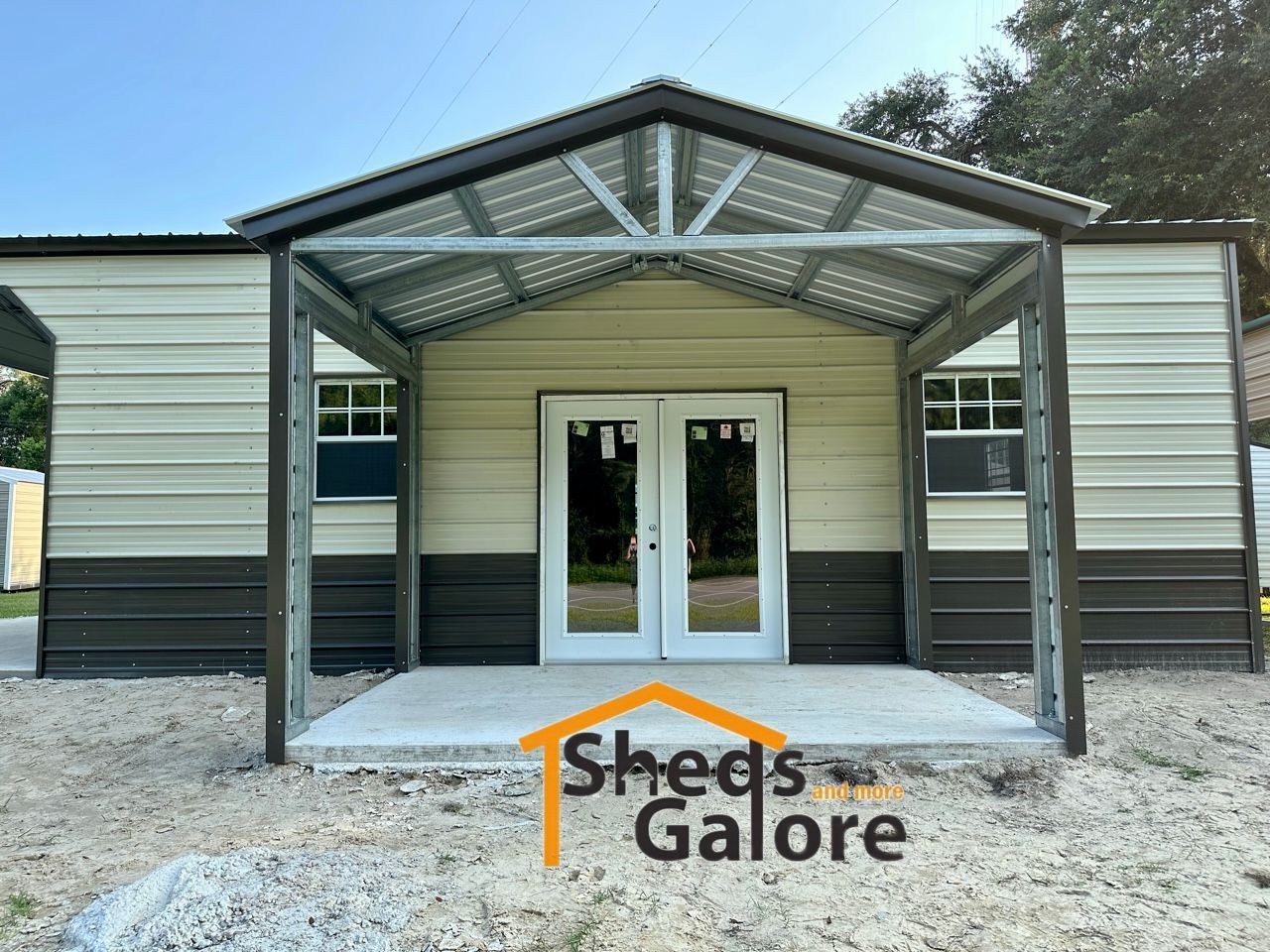 Barndominium front door