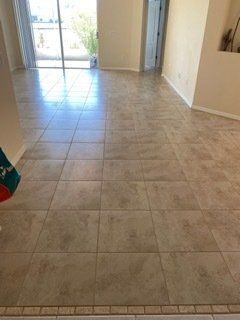 Tile flooring