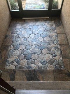 Tile floor