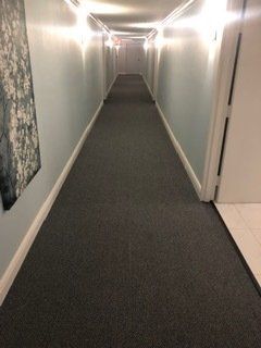 Carpeted hallway