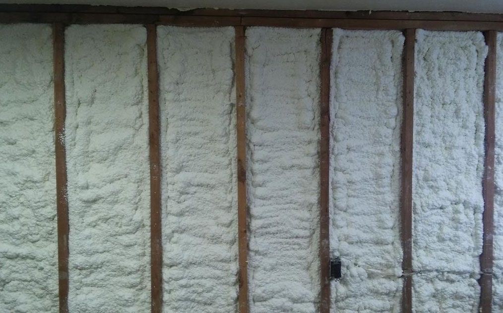 Spray foam after
