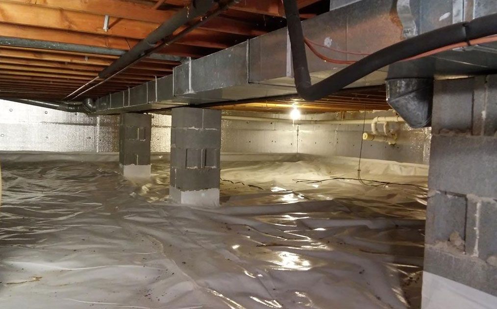 Crawl space insulated