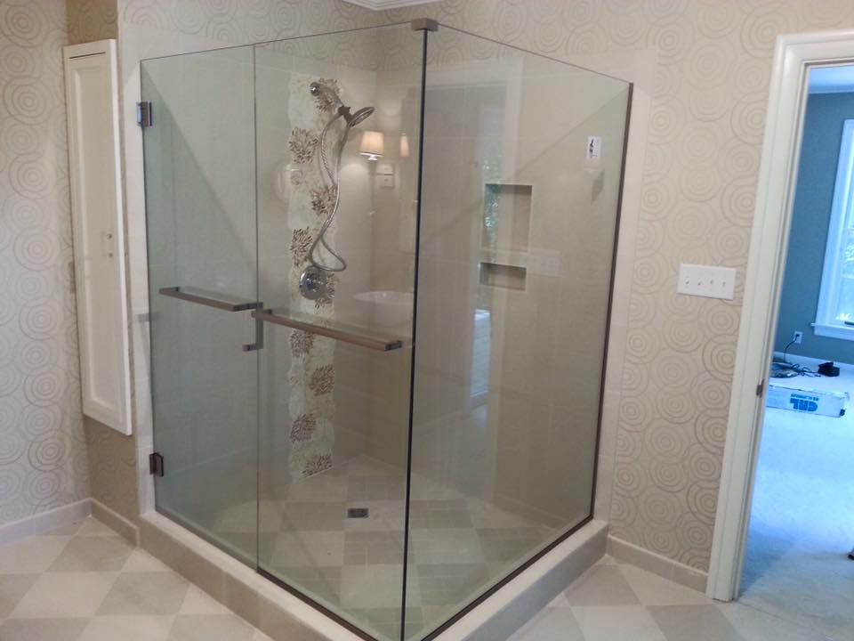 Shower glass doors
