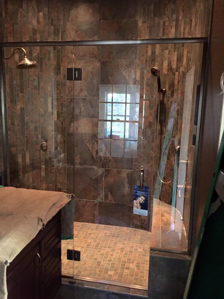 Shower glass doors