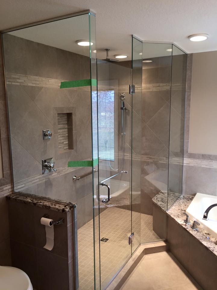 Shower glass doors