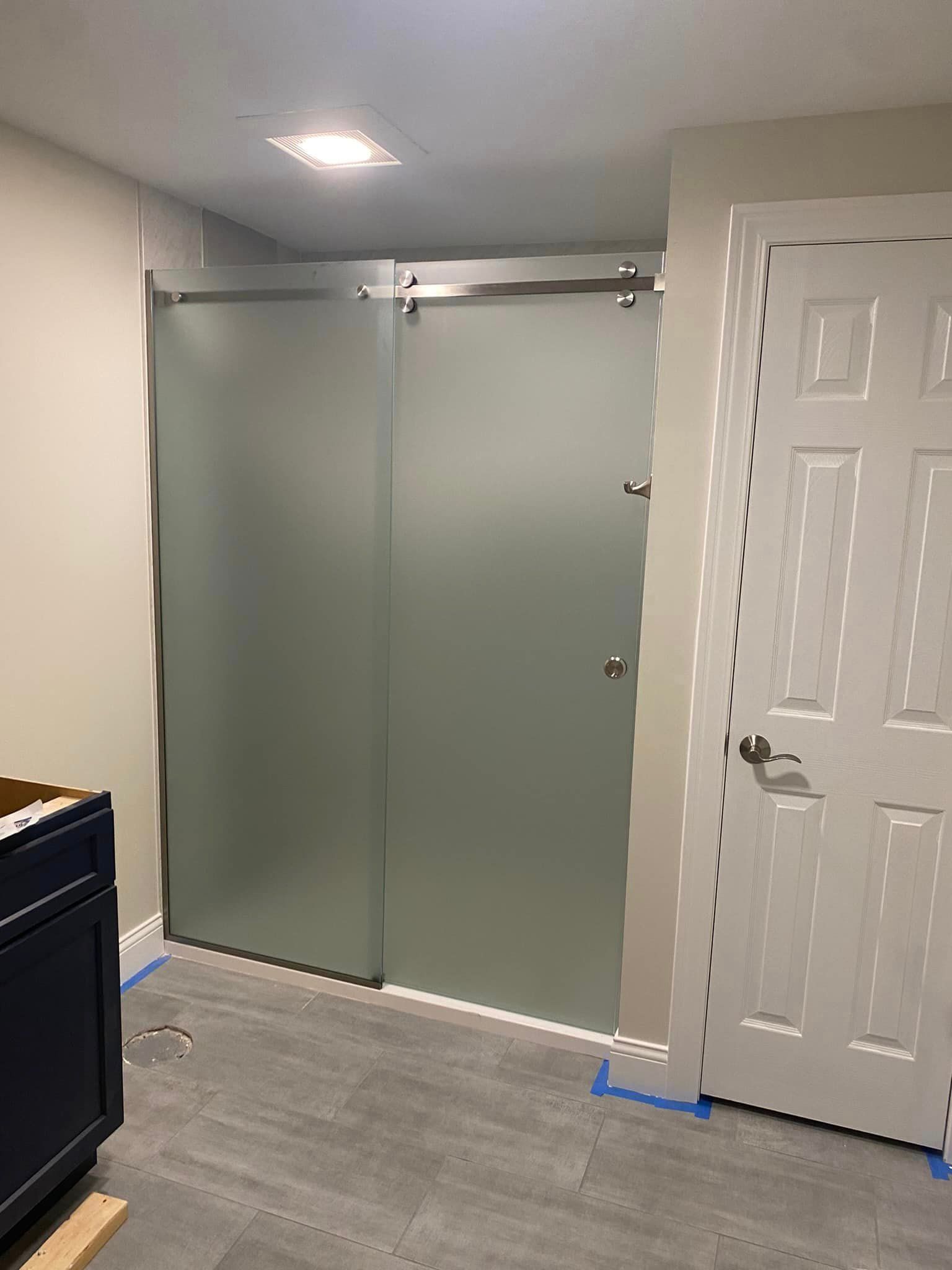 glass shower door