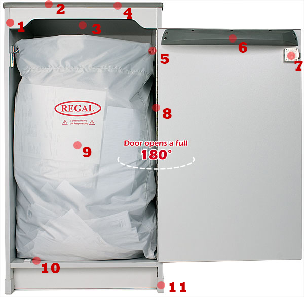 A bag that has the word regal on it