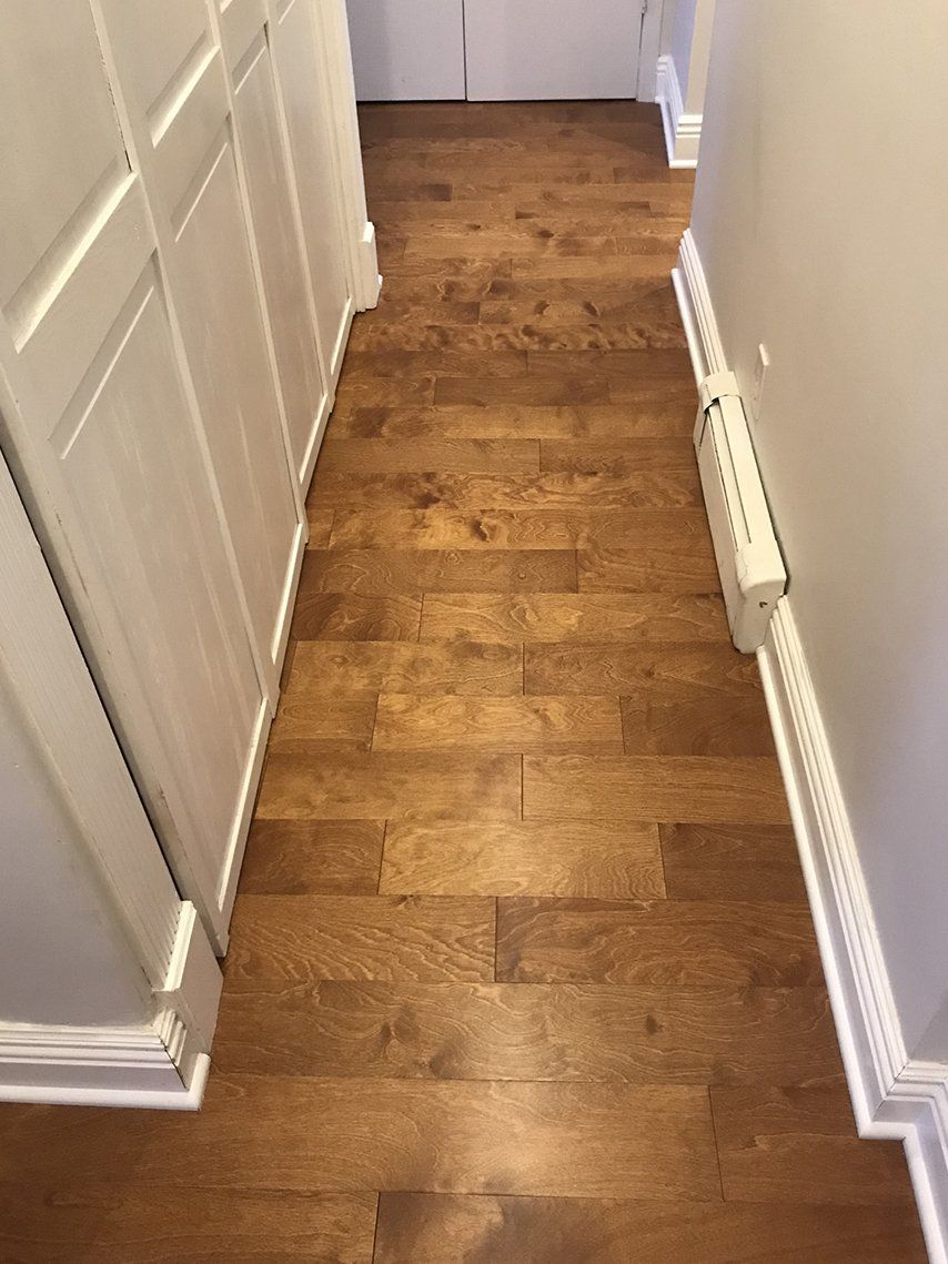 Laminated floor