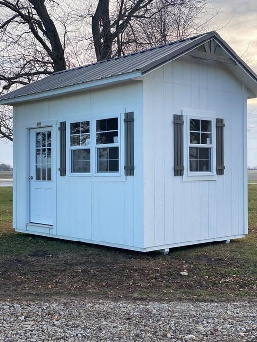 Portable building exterior